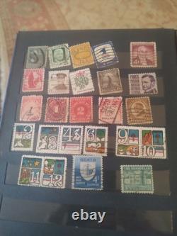 Collection de timbres de boutique exceptionnelle dans un beau classeur des années 1900 et suivantes