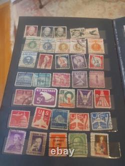 Collection de timbres de boutique exceptionnelle dans un beau classeur des années 1900 et suivantes