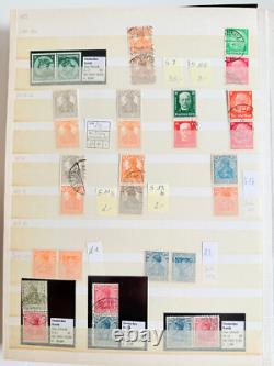 Collection de timbres de l'Empire allemand 1917-1941 dans un grand album