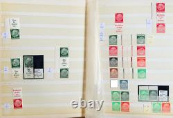 Collection de timbres de l'Empire allemand 1917-1941 dans un grand album