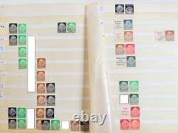 Collection de timbres de l'Empire allemand 1917-1941 dans un grand album