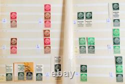 Collection de timbres de l'Empire allemand 1917-1941 dans un grand album