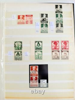 Collection de timbres de l'Empire allemand 1917-1941 dans un grand album
