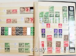 Collection de timbres de l'Empire allemand 1917-1941 dans un grand album