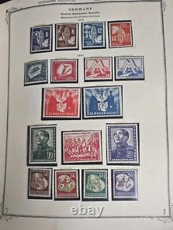 Collection de timbres de la RDA d'Allemagne dans l'album Scott