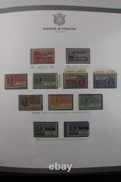 Collection de timbres de luxe du Royaume d'Italie Principalement MNH Certificats! Collection de timbres