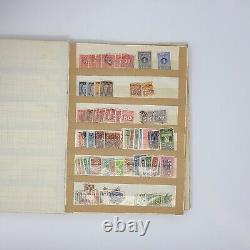 Collection de timbres de plus de 1800 anciens timbres autrichiens utilisés/neufs/avec charnière dans un album fait main
