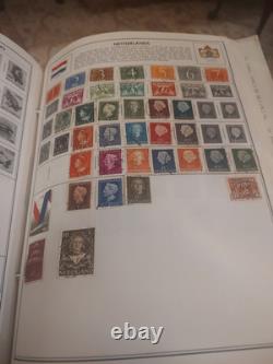 Collection de timbres de voyage H E Harris 1980 à l'échelle mondiale ÉNORME et Précieuse. Haut de gamme