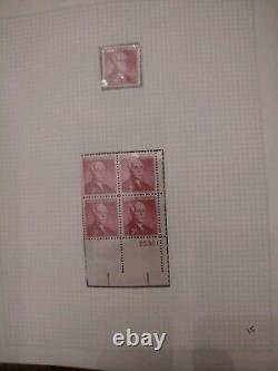 Collection de timbres des États-Unis 1948 à aujourd'hui - Blocs et blocs de plaques. Éblouissant