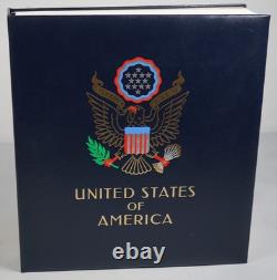 Collection de timbres des États-Unis 1978-1997 de plus de 525 timbres, principalement neufs, dans un album Davo, valeur faciale 260 $+