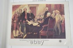 Collection de timbres des États-Unis 1978-1997 de plus de 525 timbres, principalement neufs, dans un album Davo, valeur faciale 260 $+