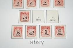 Collection de timbres des États-Unis 1978-1997 de plus de 525 timbres, principalement neufs, dans un album Davo, valeur faciale 260 $+