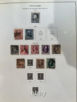 Collection de timbres des États-Unis L'Album National 1847-1946 George Washington Non dentelé