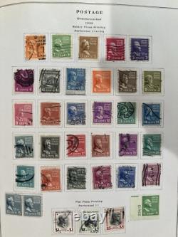 Collection de timbres des États-Unis L'Album National 1847-1946 George Washington Non dentelé