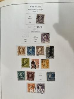 Collection de timbres des États-Unis L'Album National 1847-1946 George Washington Non dentelé