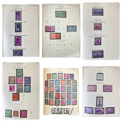 Collection de timbres des États-Unis Scott National Postage Album, succession, plus de 145 photos