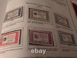 Collection de timbres des États-Unis à partir de 1897 dans un album Minkus bien rempli. Jugez par vous-même