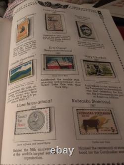 Collection de timbres des États-Unis à partir de 1897 dans un album Minkus bien rempli. Jugez par vous-même
