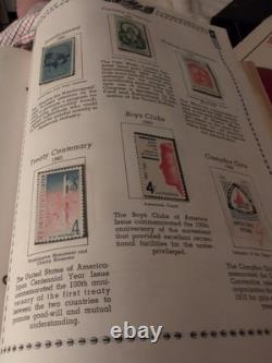 Collection de timbres des États-Unis à partir de 1897 dans un album Minkus bien rempli. Jugez par vous-même