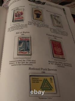 Collection de timbres des États-Unis à partir de 1897 dans un album Minkus bien rempli. Jugez par vous-même