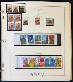 Collection de timbres des États-Unis, album Scott, neufs et oblitérés 1995-2000 ZAYIX