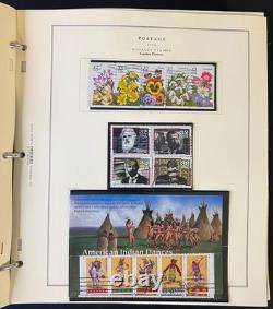 Collection de timbres des États-Unis, album Scott, neufs et oblitérés 1995-2000 ZAYIX