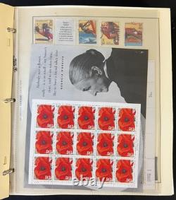 Collection de timbres des États-Unis, album Scott, neufs et oblitérés 1995-2000 ZAYIX