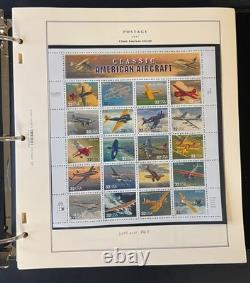 Collection de timbres des États-Unis, album Scott, neufs et oblitérés 1995-2000 ZAYIX