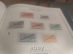 Collection de timbres des États-Unis dans l'album HE Harris. Voir les photos. 1958 Fwd! A+