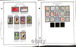 Collection de timbres des États-Unis dans l'album Scott Minuteman, 1965 à 1992 + BOB