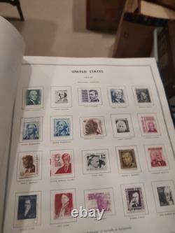 Collection de timbres des États-Unis dans un bel album Harris Regardez attentivement 1953 Fwd
