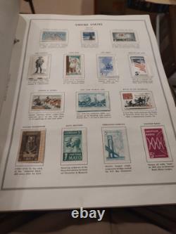 Collection de timbres des États-Unis dans un bel album Harris, regardez attentivement, 1953 Fwd