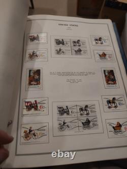 Collection de timbres des États-Unis dans un bel album Harris, regardez attentivement, 1953 Fwd