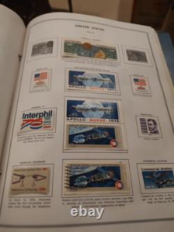 Collection de timbres des États-Unis dans un bel album Harris, regardez attentivement, 1953 Fwd