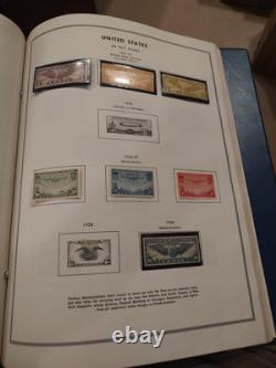 Collection de timbres des États-Unis dans un bel album Harris, regardez attentivement, 1953 Fwd