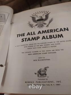 Collection de timbres des États-Unis dans un bel album Minkus américain de 1800 à aujourd'hui