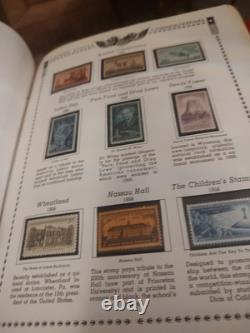 Collection de timbres des États-Unis dans un bel album Minkus américain de 1800 à aujourd'hui