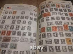 Collection de timbres des États-Unis dans un bel album Minkus américain de 1800 à aujourd'hui
