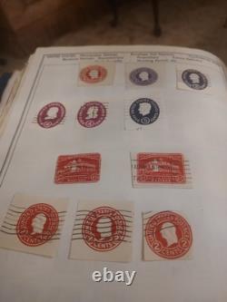 Collection de timbres des États-Unis dans un bel album Minkus américain de 1800 à aujourd'hui