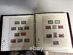 Collection de timbres des États-Unis de 1936 à 1968 dans un album Lindner sans charnière