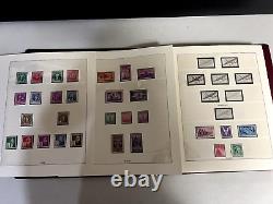 Collection de timbres des États-Unis de 1936 à 1968 dans un album Lindner sans charnière