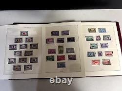 Collection de timbres des États-Unis de 1936 à 1968 dans un album Lindner sans charnière