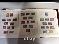 Collection de timbres des États-Unis de 1936 à 1968 dans un album Lindner sans charnière