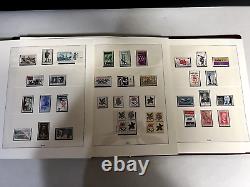 Collection de timbres des États-Unis de 1936 à 1968 dans un album Lindner sans charnière