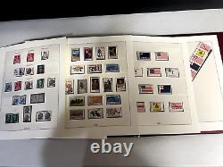 Collection de timbres des États-Unis de 1936 à 1968 dans un album Lindner sans charnière