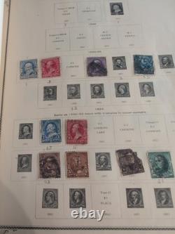 Collection de timbres des États-Unis en 1938 dans un album Scott rempli de trésors passionnants