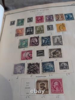 Collection de timbres des États-Unis en 1938 dans un album Scott rempli de trésors passionnants