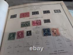 Collection de timbres des États-Unis en 1938 dans un album Scott rempli de trésors passionnants