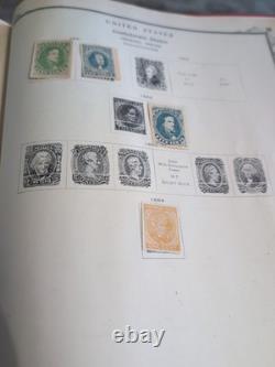 Collection de timbres des États-Unis en 1938 dans un album Scott rempli de trésors passionnants