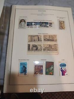 Collection de timbres des États-Unis en 1963 dans l'album parfait He Harris. ÉNORME et de qualité.
